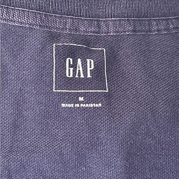 Men Navy Gap Polo Shirt - Picture 3 of 5